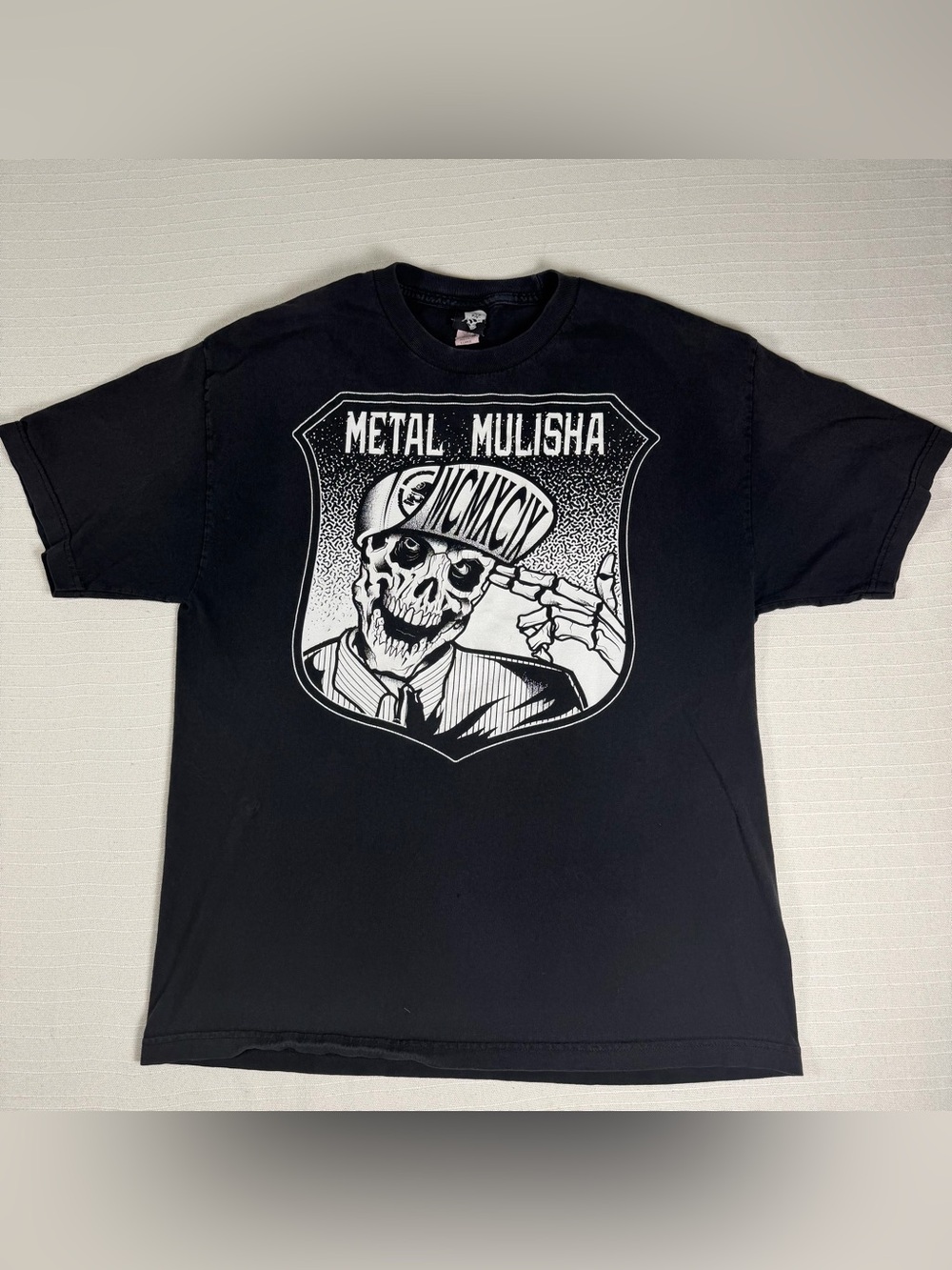 Vintage Metal Mulisha T-Shirt Men's XL Black Graphic Skull